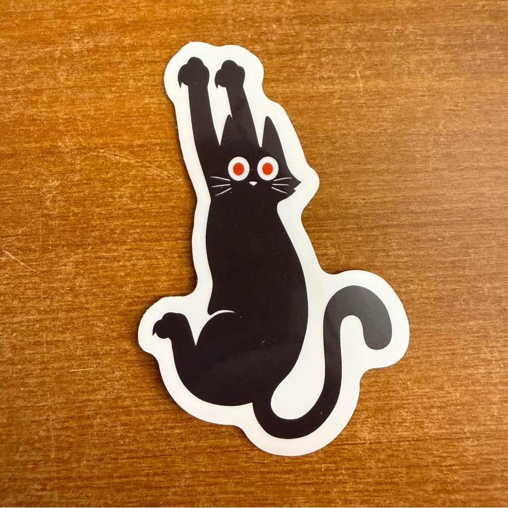 Black Cat Sticker